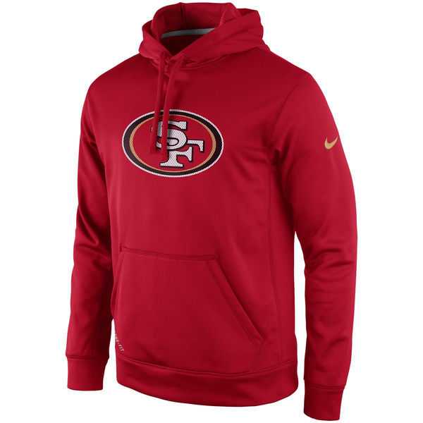 Men's San Francisco 49ers Nike Practice Performance Pullover Hoodie - Scarlet,We sell and wholesale Men's San Francisco 49ers Nike Practice Performance Pullover Hoodie - Scarlet on line form chian!